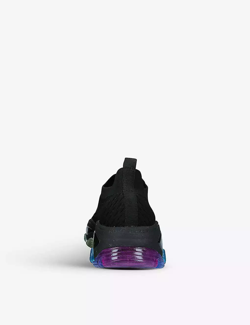 KURT GEIGER LONDON Lettie Woven Low-top Trainers For Womens Black 6 KURT GEIGER LONDON Lettie Woven Low-top Trainers For Womens Black - Image 4