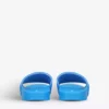 KURT GEIGER LONDON KGL Brand-embossed Shell Pool Sliders For Womens Blue -KURT GEIGERLONDON Sales unnamed file 1631