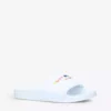 KURT GEIGER LONDON KGL Brand-embossed Shell Pool Sliders For Womens White -KURT GEIGERLONDON Sales unnamed file 1640