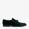 KURT GEIGER LONDON Hugh Eagle Duke Velvet Loafers Green -KURT GEIGERLONDON Sales unnamed file 1652