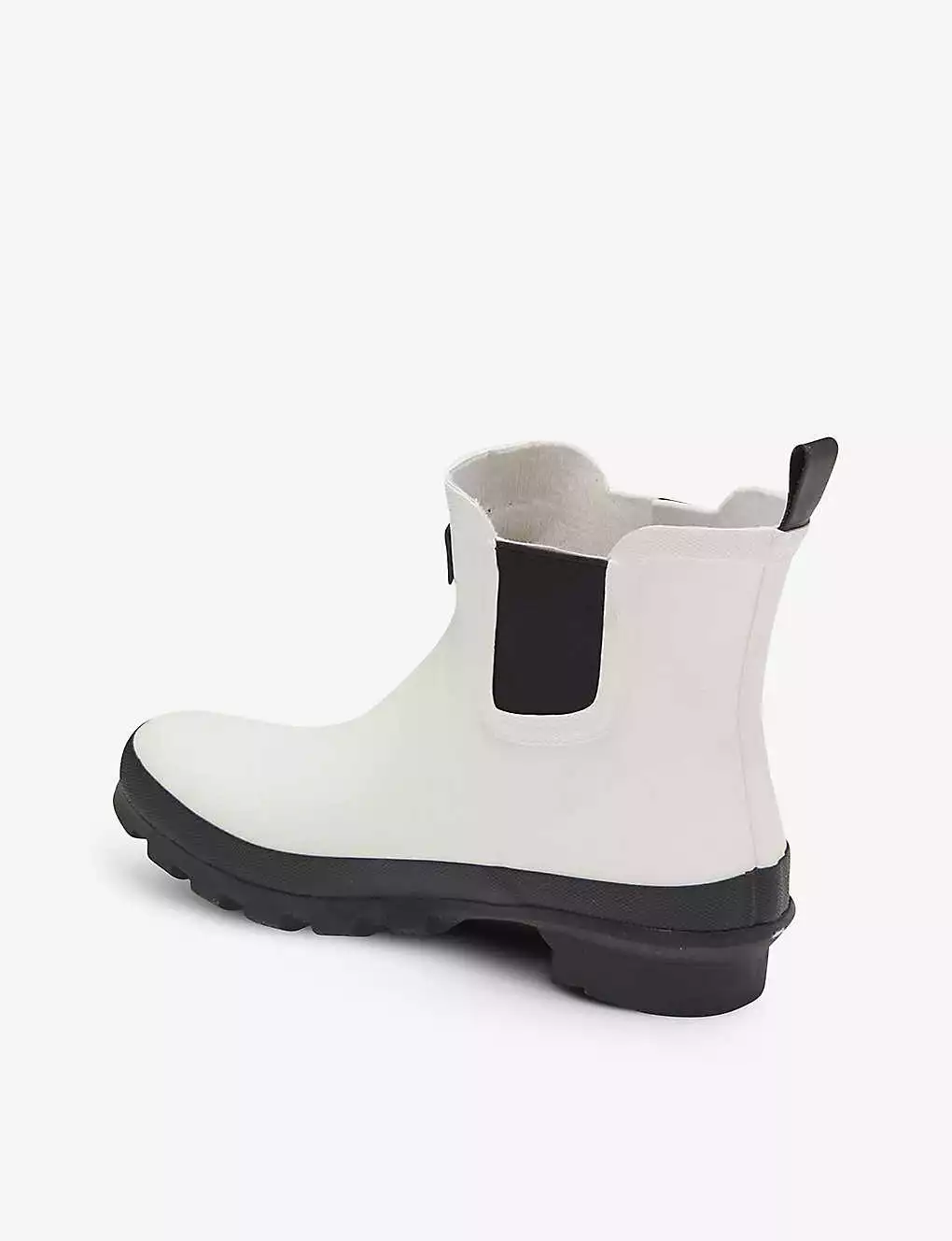 KURT GEIGER LONDON Sleet Logo-plaque Rubber Wellington Boots For Womens White/blk 6 KURT GEIGER LONDON Sleet Logo-plaque Rubber Wellington Boots For Womens White/blk - Image 4