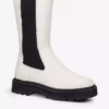 KURT GEIGER LONDON Stint Chunky-soled Leather Chelsea Boots For Womens Bone -KURT GEIGERLONDON Sales unnamed file 1670