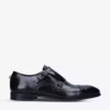 KURT GEIGER LONDON Harris Logo-embellished Leather Monk-strap Shoes Blk/other -KURT GEIGERLONDON Sales unnamed file 1672
