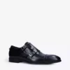 KURT GEIGER LONDON Harris Logo-embellished Leather Monk-strap Shoes Blk/other -KURT GEIGERLONDON Sales unnamed file 1674