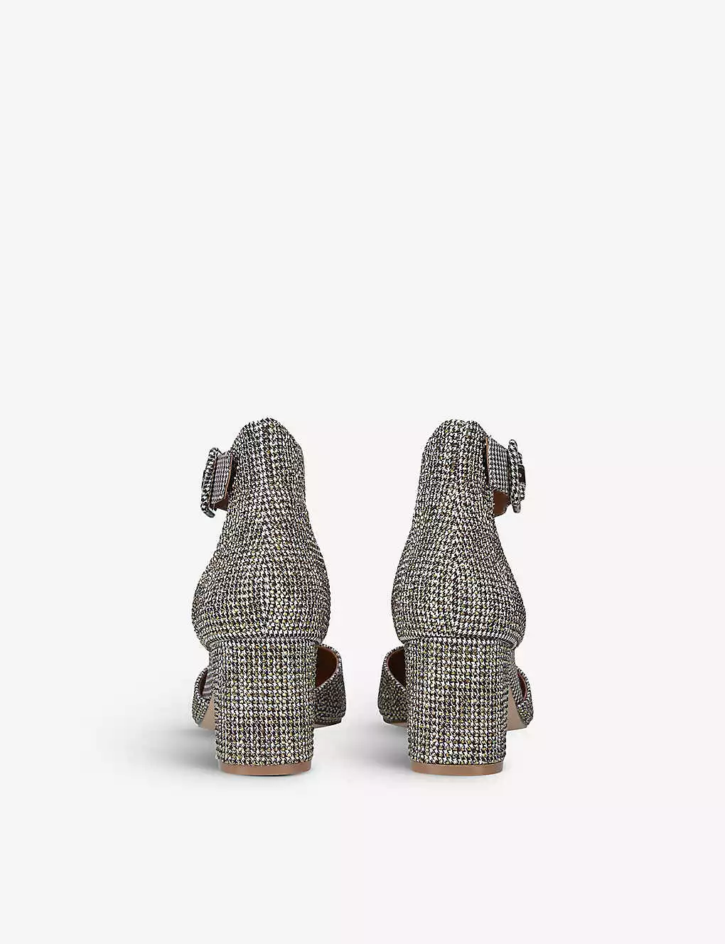 KURT GEIGER LONDON Burlington Stud-embellished Woven Courts For Womens Beige 6 KURT GEIGER LONDON Burlington Stud-embellished Woven Courts For Womens Beige - Image 4