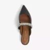 KURT GEIGER LONDON Princely Embellished-strap Leather Mules For Womens Black -KURT GEIGERLONDON Sales unnamed file 1722