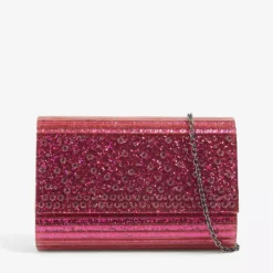 KURT GEIGER LONDON Party Eagle-emblem Shell Cross-body Bag For Womens Fushia
