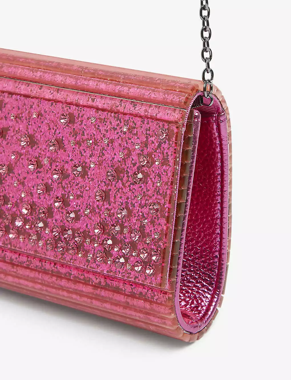 KURT GEIGER LONDON Party Eagle-emblem Shell Cross-body Bag For Womens Fushia 4 KURT GEIGER LONDON Party Eagle-emblem Shell Cross-body Bag For Womens Fushia - Image 2