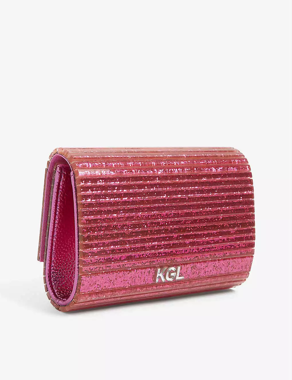 KURT GEIGER LONDON Party Eagle-emblem Shell Cross-body Bag For Womens Fushia 5 KURT GEIGER LONDON Party Eagle-emblem Shell Cross-body Bag For Womens Fushia - Image 3