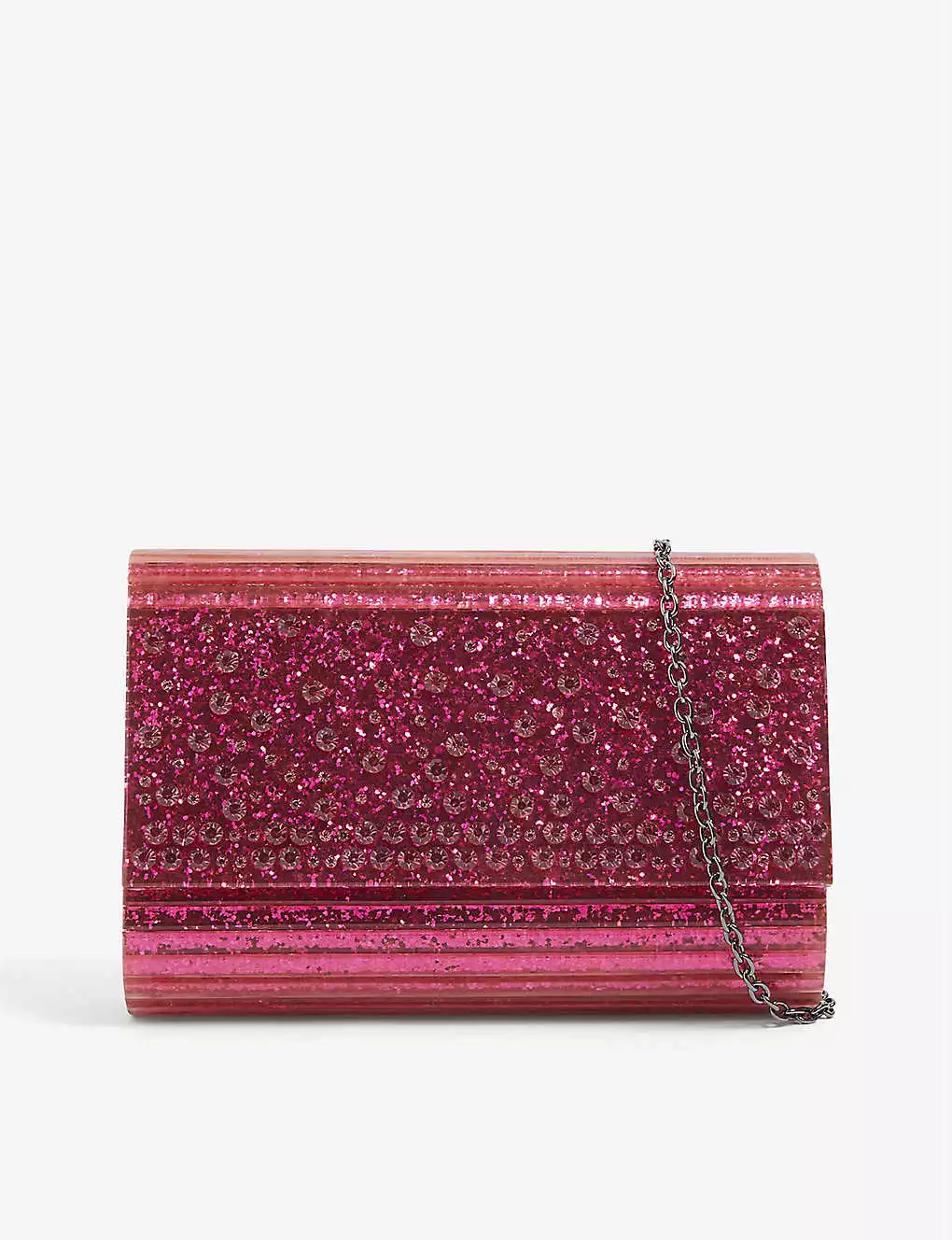 KURT GEIGER LONDON Party Eagle-emblem Shell Cross-body Bag For Womens Fushia 7 KURT GEIGER LONDON Party Eagle-emblem Shell Cross-body Bag For Womens Fushia - Image 5