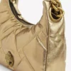 KURT GEIGER LONDON Kensington Soft Hobo Quilted Metallic Leather Shoulder Bag For Womens Gold -KURT GEIGERLONDON Sales unnamed file 236