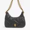 KURT GEIGER LONDON Kensington Soft Hobo Quilted Leather Shoulder Bag For Womens Black -KURT GEIGERLONDON Sales unnamed file 24