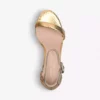 KURT GEIGER LONDON Langley Metallic Crocodile-embossed Leather Sandals For Womens Gold 10 KURT GEIGER LONDON Langley Metallic Crocodile-embossed Leather Sandals For Womens Gold -KURT GEIGERLONDON Sales unnamed file 248