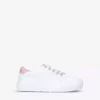 KURT GEIGER LONDON Mini Liviah Embellished Leather Trainers 7-9 Years White 11 KURT GEIGER LONDON Mini Liviah Embellished Leather Trainers 7-9 Years White -KURT GEIGERLONDON Sales unnamed file 254