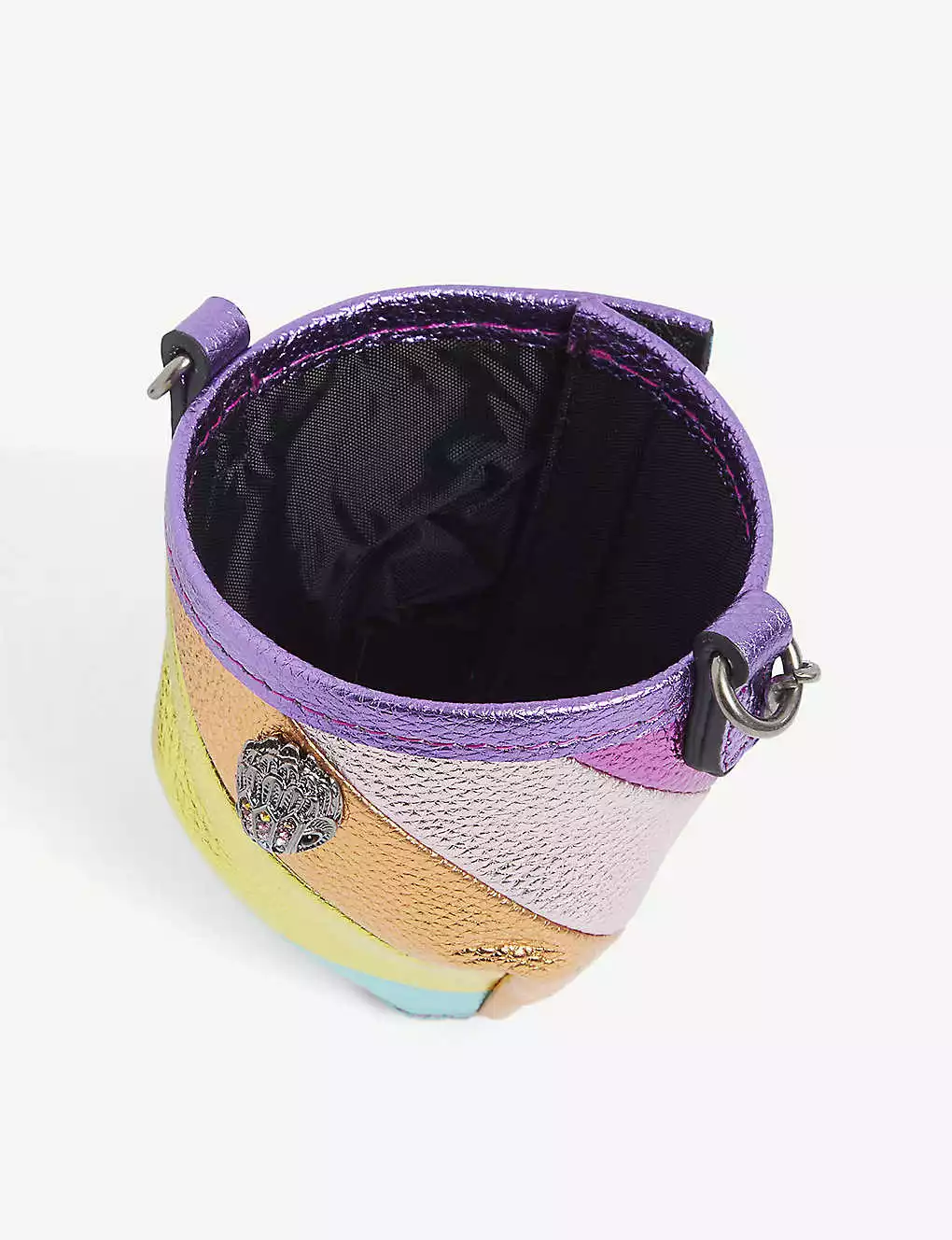 KURT GEIGER LONDON Eagle-emblem Leather Wine Glass Holder For Womens Mult/other 4 KURT GEIGER LONDON Eagle-emblem Leather Wine Glass Holder For Womens Mult/other - Image 2