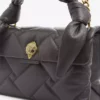 KURT GEIGER LONDON Kensington Quilted Leather Cross-body Bag For Womens Black -KURT GEIGERLONDON Sales unnamed file 276