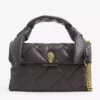 KURT GEIGER LONDON Kensington Quilted Leather Cross-body Bag For Womens Black -KURT GEIGERLONDON Sales unnamed file 279