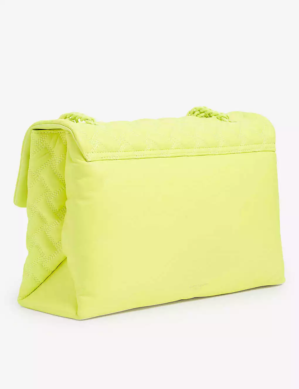 KURT GEIGER LONDON Kensington Drench Leather Shoulder Bag For Womens Yellow 5 KURT GEIGER LONDON Kensington Drench Leather Shoulder Bag For Womens Yellow - Image 3