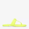 KURT GEIGER LONDON Kensington T-bar Leather Sandals For Womens Yellow -KURT GEIGERLONDON Sales unnamed file 321