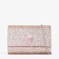 KURT GEIGER LONDON Party Eagle-emblem Shell Cross-body Bag For Womens Pale Pink