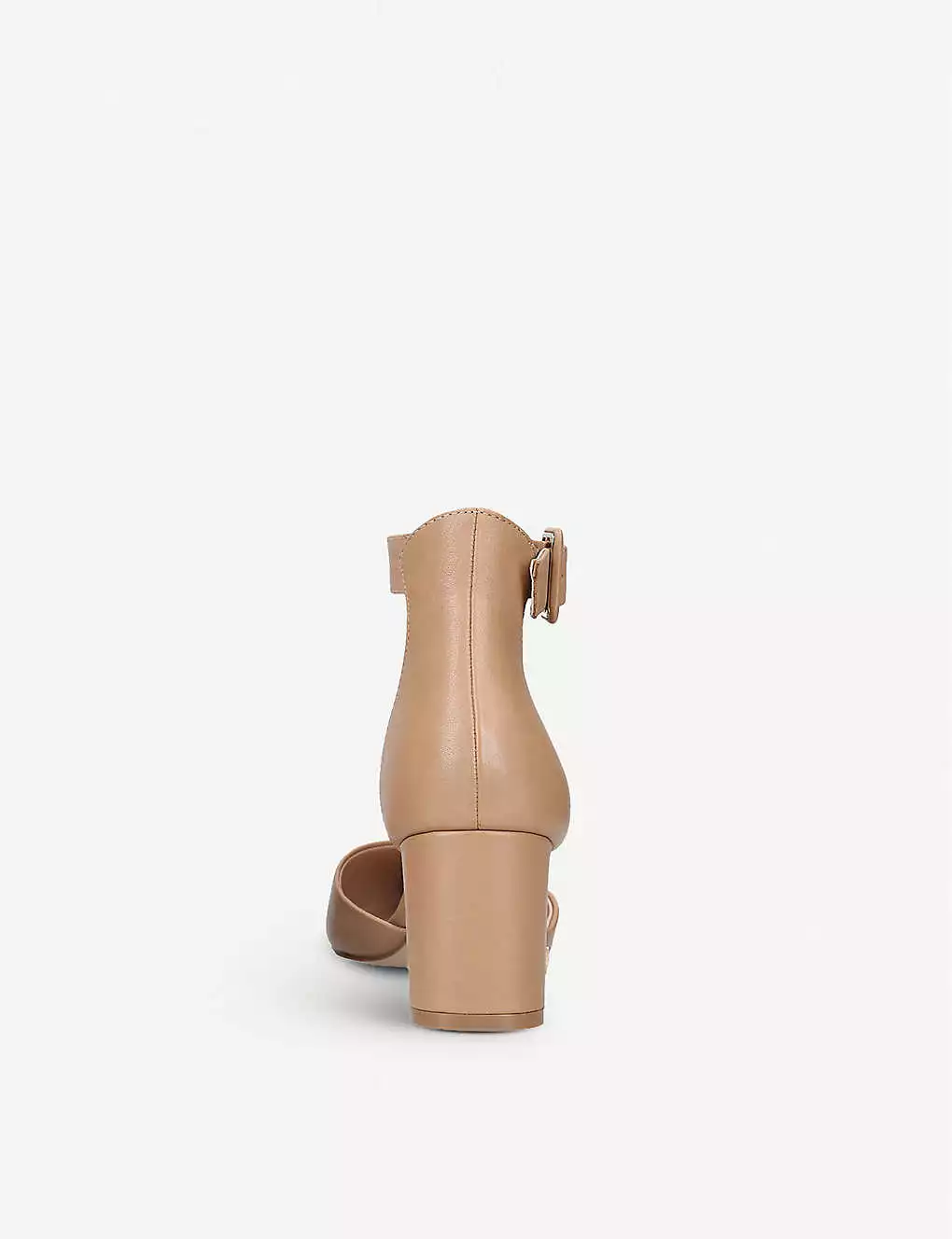 KURT GEIGER LONDON Burlington Buckled Leather Courts For Womens Camel 4 KURT GEIGER LONDON Burlington Buckled Leather Courts For Womens Camel - Image 2