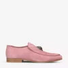 KURT GEIGER LONDON Hugh Eagle-embellished Velvet Loafers Pink -KURT GEIGERLONDON Sales unnamed file 372