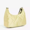 KURT GEIGER LONDON Quilted Recycled Nylon Cross-body Bag For Womens Yellow -KURT GEIGERLONDON Sales unnamed file 375