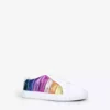 KURT GEIGER LONDON Mini Lane Stripe Leather Trainers 7-9 Mult/other -KURT GEIGERLONDON Sales unnamed file 421