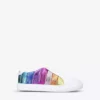 KURT GEIGER LONDON Mini Lane Stripe Leather Trainers 7-9 Mult/other -KURT GEIGERLONDON Sales unnamed file 423