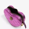 KURT GEIGER LONDON Kensington Heart Leather Cross-body Bag For Womens Fuchsia -KURT GEIGERLONDON Sales unnamed file 430