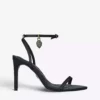 KURT GEIGER LONDON Shoreditch Eagle-charm Leather Heeled Sandals For Womens Black 1 KURT GEIGER LONDON Shoreditch Eagle-charm Leather Heeled Sandals For Womens Black -KURT GEIGERLONDON Sales unnamed file 443