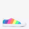 KURT GEIGER LONDON Lane Rainbow-stripe Leather Trainers For Womens Yellow -KURT GEIGERLONDON Sales unnamed file 46