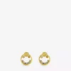 KURT GEIGER LONDON Smile Gold-toned Brass Stud Earrings For Womens -KURT GEIGERLONDON Sales unnamed file 467