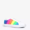 KURT GEIGER LONDON Lane Rainbow-stripe Leather Trainers For Womens Yellow -KURT GEIGERLONDON Sales unnamed file 48