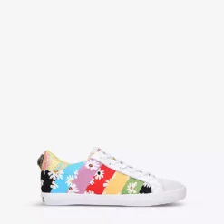 KURT GEIGER LONDON Lexi Eagle-emblem Floral-print Trainers For Womens Other