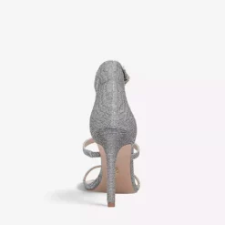 KURT GEIGER LONDON Park Lane Metallic Sandals For Womens Silver