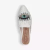 KURT GEIGER LONDON Olive Embellished Leather Mules For Womens Bone -KURT GEIGERLONDON Sales unnamed file 536