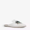 KURT GEIGER LONDON Olive Embellished Leather Mules For Womens Bone -KURT GEIGERLONDON Sales unnamed file 537