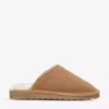 KURT GEIGER LONDON Cosy Stitch Shearling-lined Suede Slippers Tan -KURT GEIGERLONDON Sales unnamed file 540