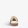 KURT GEIGER LONDON Cosy Stitch Shearling-lined Suede Slippers Tan -KURT GEIGERLONDON Sales unnamed file 543