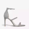 KURT GEIGER LONDON Park Lane Metallic Sandals For Womens Silver -KURT GEIGERLONDON Sales unnamed file 55