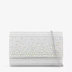 KURT GEIGER LONDON Party Eagle-emblem Shell Cross-body Bag Silver