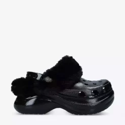 Kurt Geiger London X Crocs Eagle-emblem Clogs For Womens Black