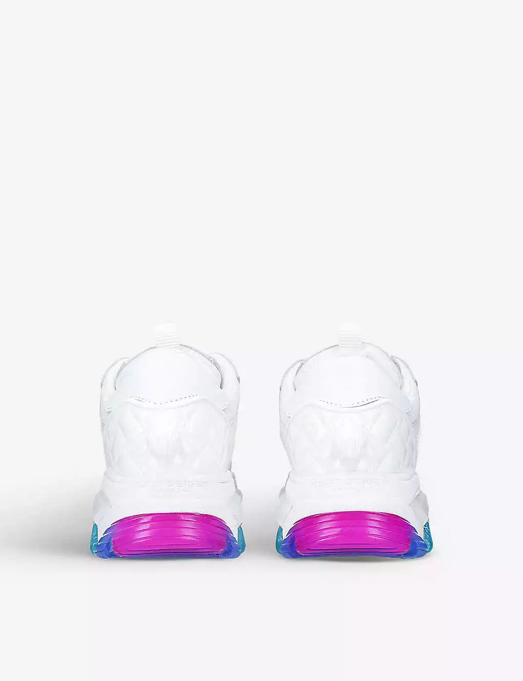 KURT GEIGER LONDON Lettie Eagle Metallic Striped Leather Low-top Trainers For Womens Mult/other 6 KURT GEIGER LONDON Lettie Eagle Metallic Striped Leather Low-top Trainers For Womens Mult/other - Image 4