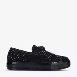 KURT GEIGER LONDON Laney Stud Slip-on Trainers Black