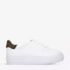 KURT GEIGER LONDON Laney Leopard-print Leather Platform Trainers For Womens Cream Comb -KURT GEIGERLONDON Sales unnamed file 625