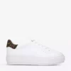 KURT GEIGER LONDON Laney Leopard-print Leather Platform Trainers For Womens Cream Comb -KURT GEIGERLONDON Sales unnamed file 627