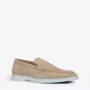 KURT GEIGER LONDON Hugo Quilted Suede Loafers Beige -KURT GEIGERLONDON Sales unnamed file 635