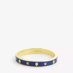 KURT GEIGER LONDON Brass And Enamel Eagle Bangle For Womens Dark Blue