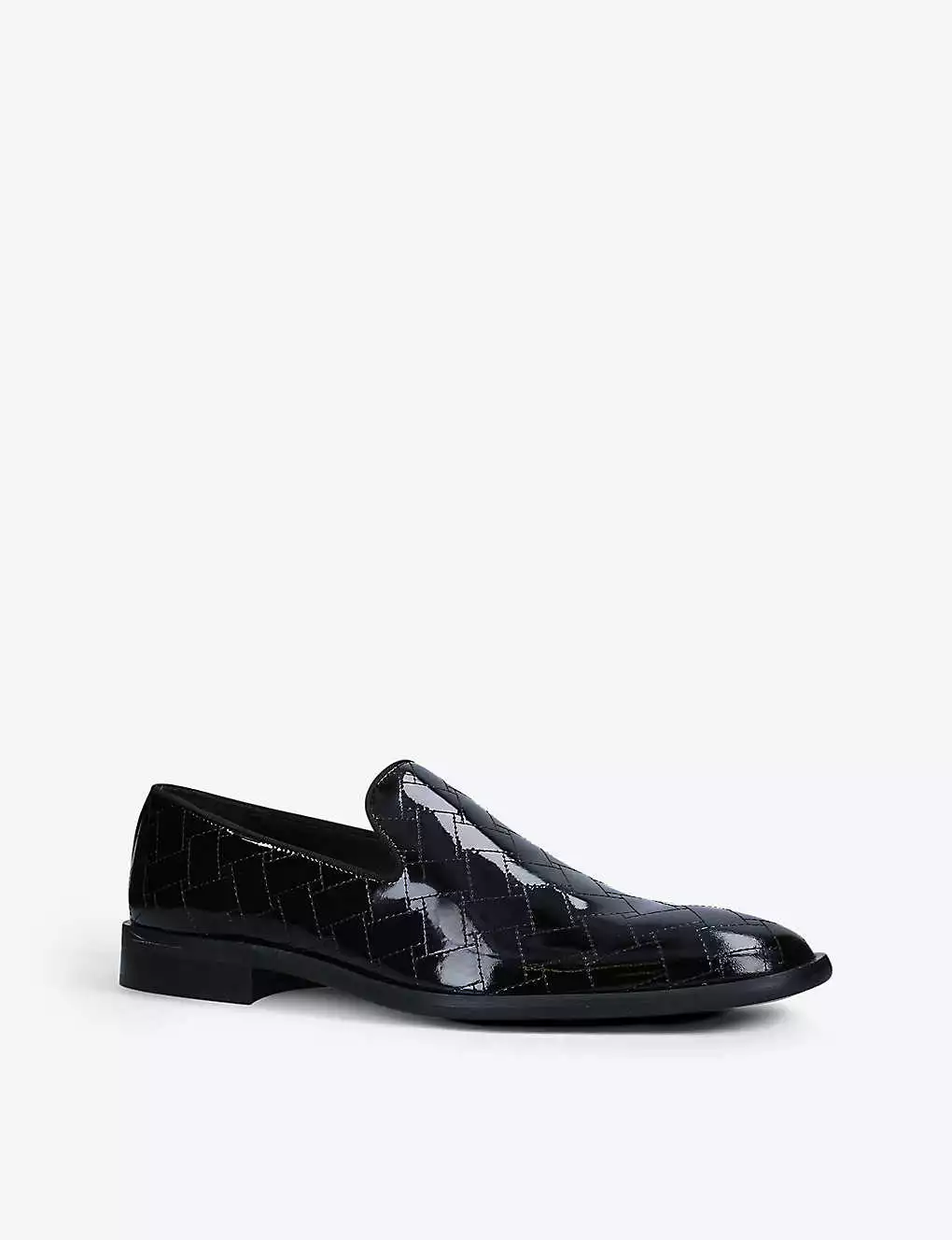 KURT GEIGER LONDON Spencer Quilt-stitch Patent-leather Loafers Black 5 KURT GEIGER LONDON Spencer Quilt-stitch Patent-leather Loafers Black - Image 3